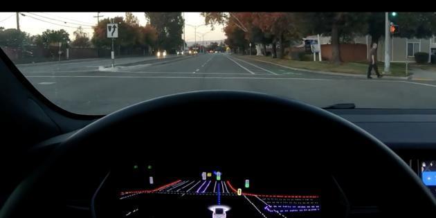 特斯拉AP模式打转向灯怎么打？操作步骤详解？-第3张图片-好赞用车